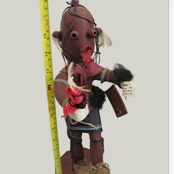 Hopi Kachina Doll - Koyemsi, the Mudhead - Vintage Beauty! - Picture 3 of 11